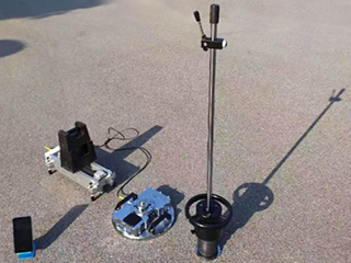 d&eacute;flectom&egrave;tre de chute de poids