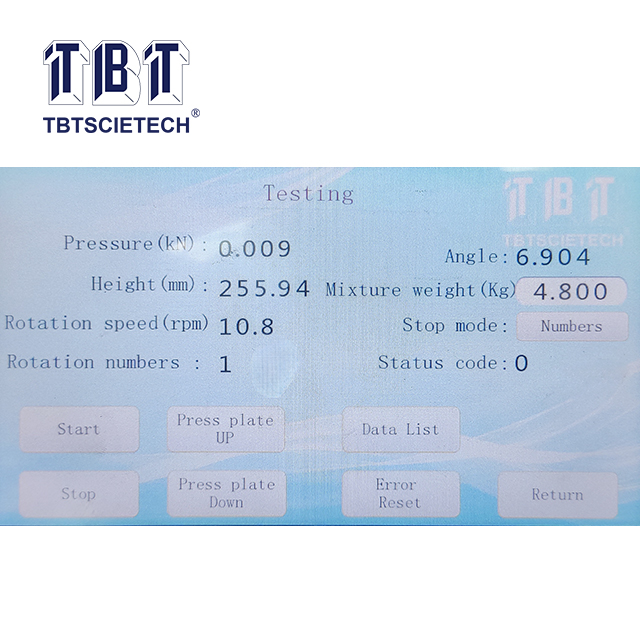 Compacteur gyratoire asphalté