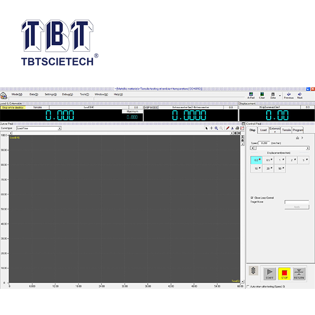 Machine d'essai universelle électronique avec contrôle PC