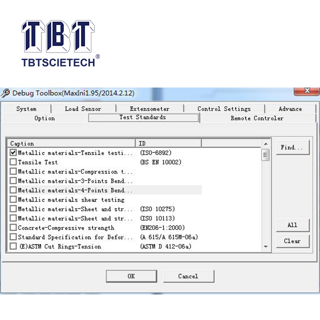 Machine d'essai universelle électronique avec contrôle PC
