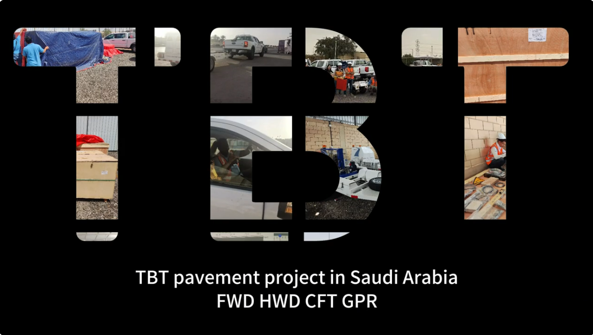 Installation et formation du FWD HWD CFT GPR en Arabie Saoudite