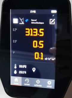 Rétroréflectomètre d'instrument portable pour le marquage routier