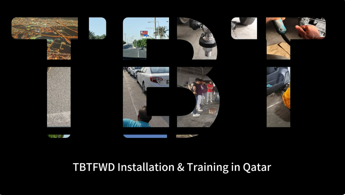 Installation et formation du TBTFWD-NJ-M FWD au Qatar
