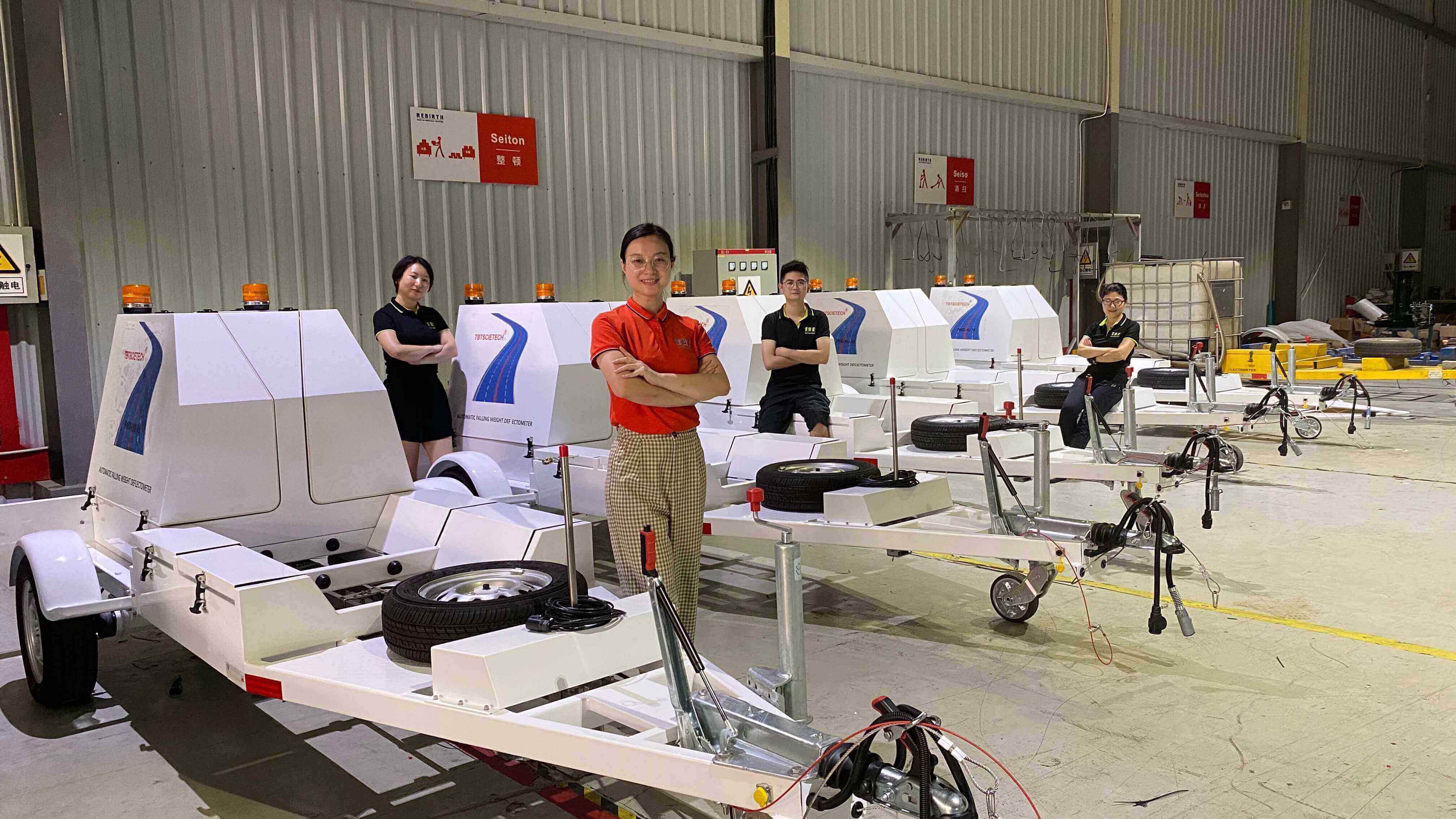 D&eacute;flectom&egrave;tre du poids tombant