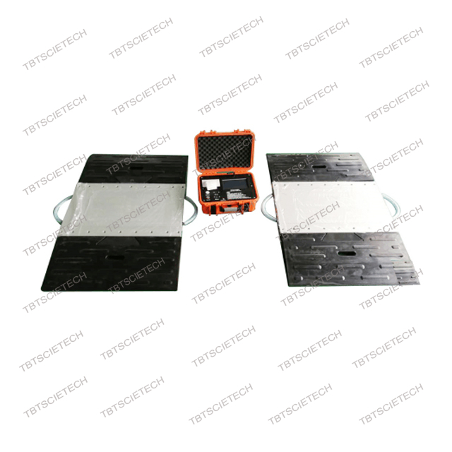 Écran tactile de pavé de pesée à échelle d'essieu portable